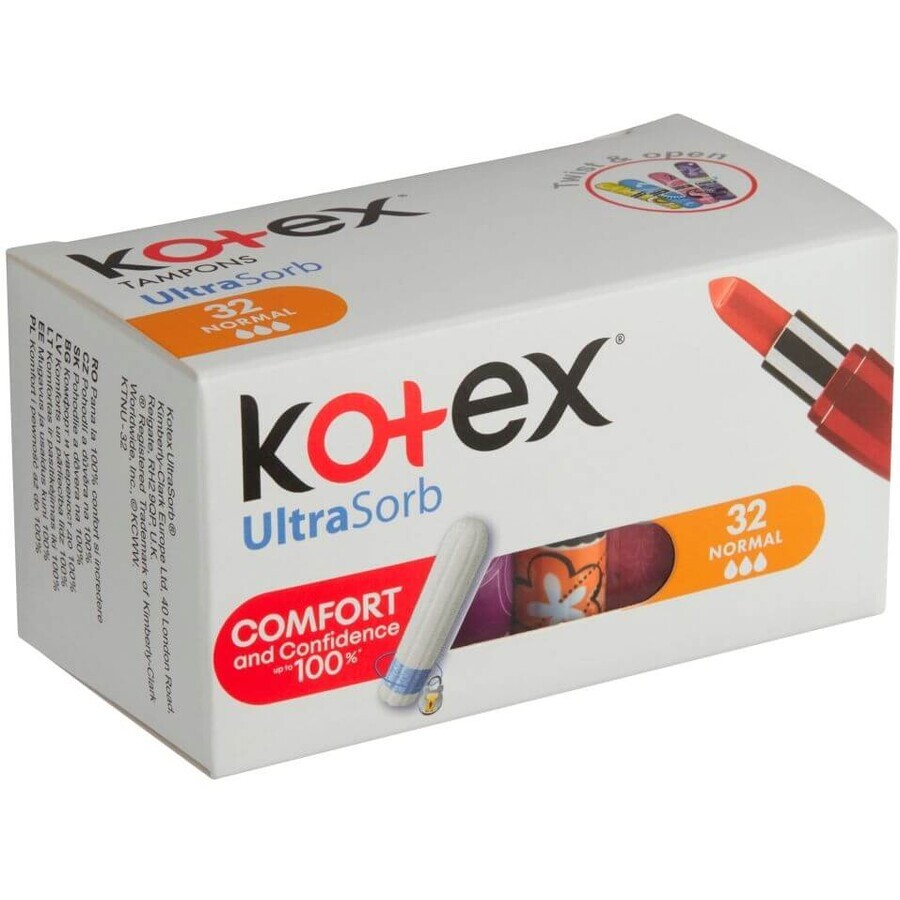 Kotex® ® Ultra Sorb Normal Tampons 32 Stück