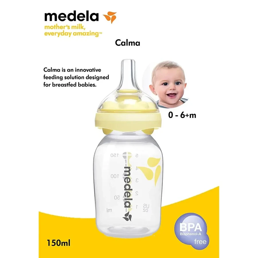 Calma PP bottle with teat, 150 ml, Medela
