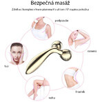 TouchBeauty 1613A Gesichtsmassageroller gold