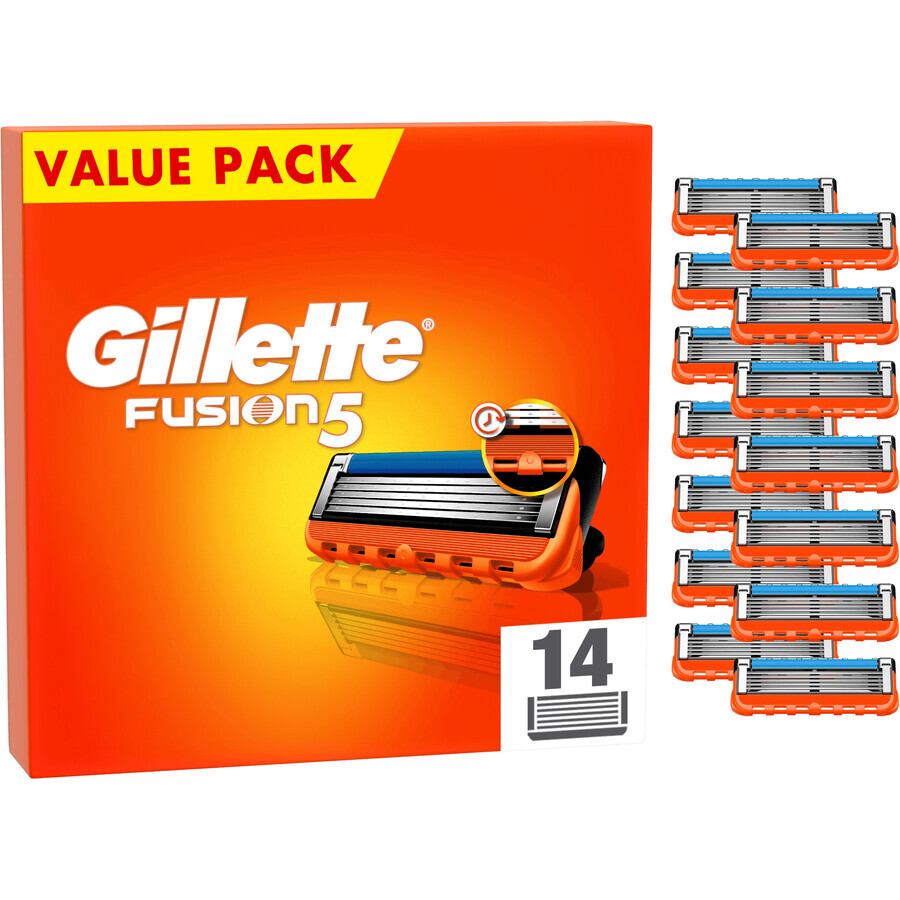 Gillette Fusion5 Ersatzscherköpfe für Männer 14 Stück