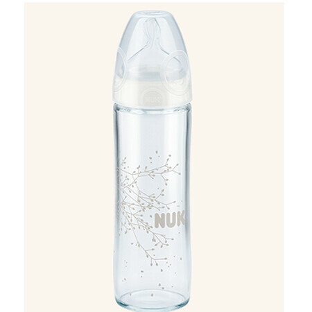 PP-Flasche New Classic 240ml mit Latexsauger, Größe 1, Nuk