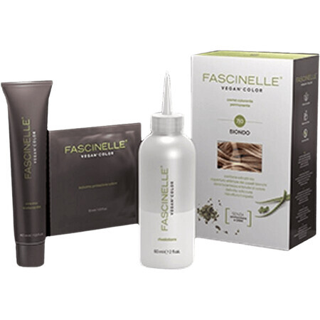 Vitality's Fascinelle Fascinelle Vegan Colour Permanente Creme-Haarfarbe - 5/3 Castano Chiaro Dorato, helles Goldbraun 110 ml