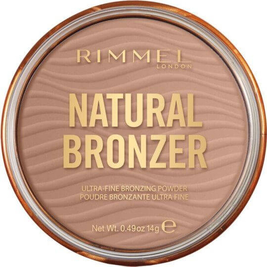 Rimmel London Natural Bronzer Bronzing Puder 001 Sonnenlicht 14 g