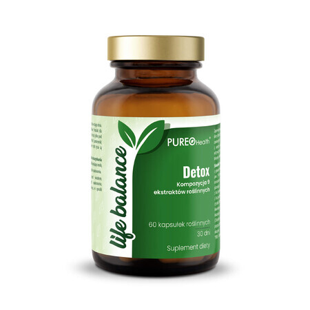 Pureo Health Life Balance Detox, 60 Kapseln