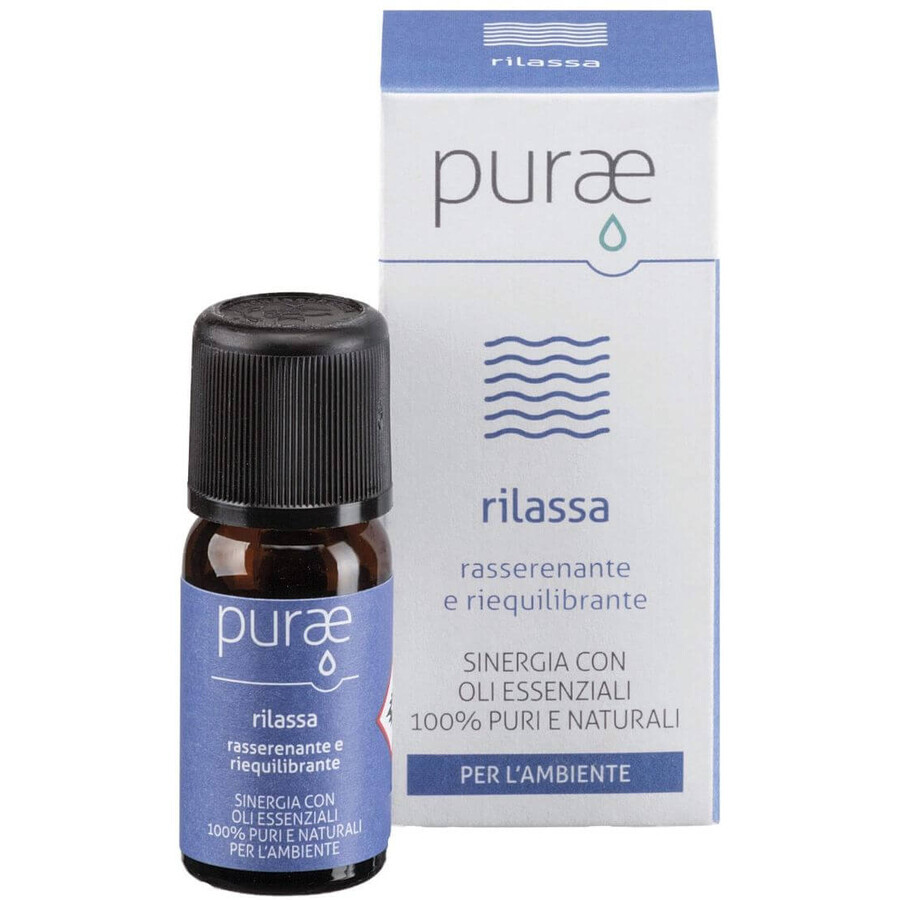 Purae Rilassa Essential oil blend for relaxation and rest 10 ml