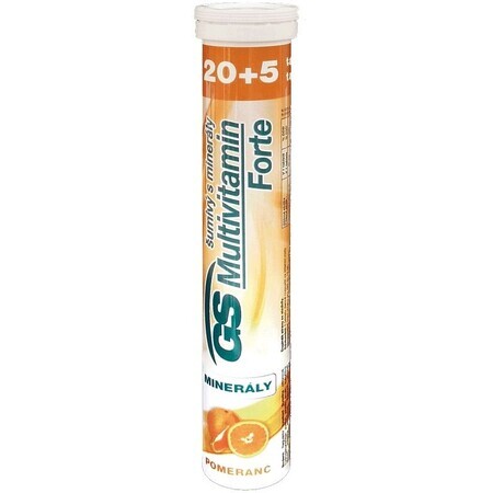 GS Multivitaminico Forte effervescente con minerali arancione 25 compresse effervescenti