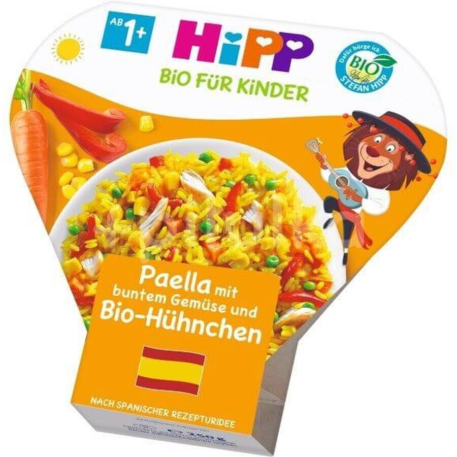 HiPP Bio-Gemüse- und Fleischbeilage Paella mit Gemüse und Huhn 250 g