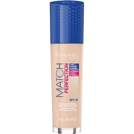 Rimmel London Match Perfection Foundation SPF20 Make-up 103 True Ivory 30 ml