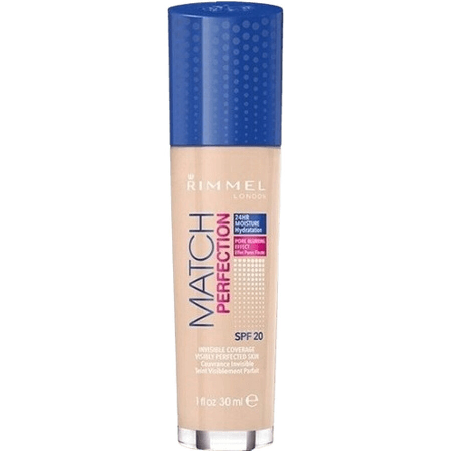 Rimmel London Match Perfection Foundation SPF20 Make-up 103 True Ivory 30 ml