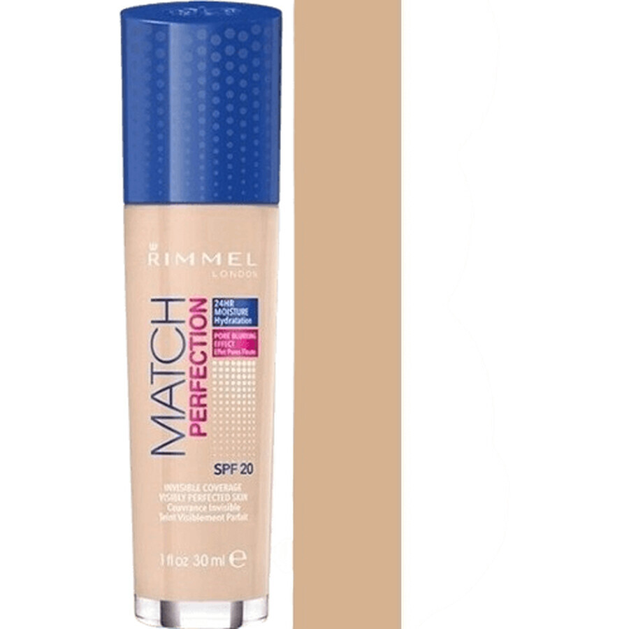 Rimmel London Match Perfection Foundation SPF20 Make-up 103 True Ivory 30 ml