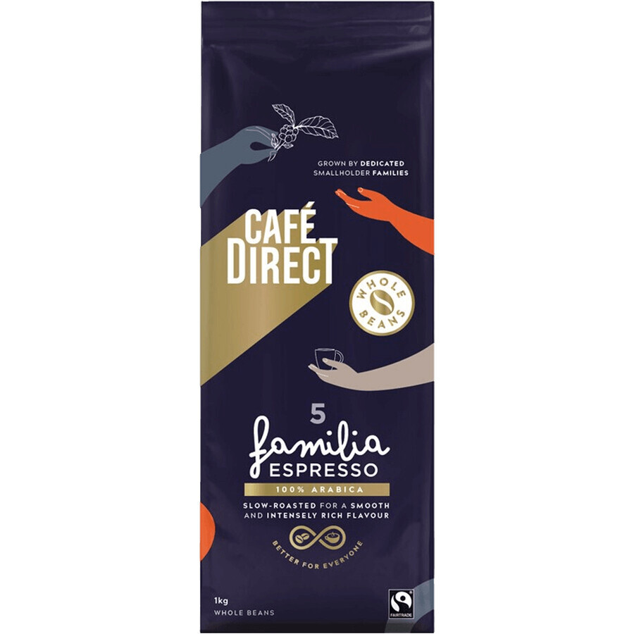 Cafedirect Arabica Espresso Kaffeebohnen 1 kg