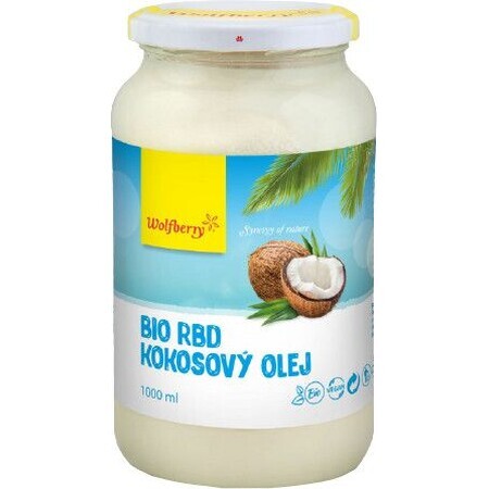 Wolfsbeere RBD Kokosnussöl, 1000 ml