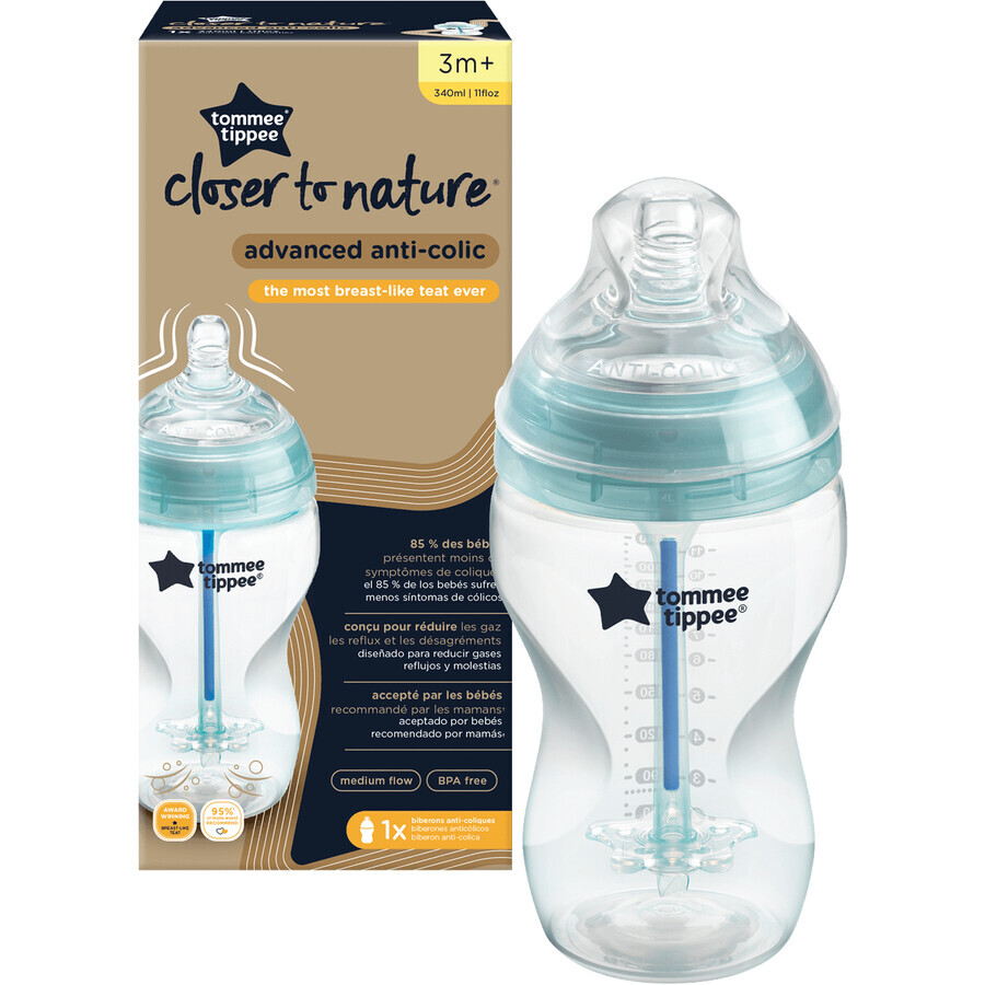 Tommee Tippee Flasche C2N Anti-Colic 3m+ 340 ml