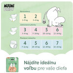 Muumi Baby 4 Maxi 7-14 kg, maandverpakking biologische luiers, 138 stuks