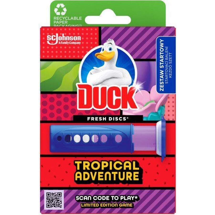 Duck Fresh Discs Tropical Adventure Toilettenpapier 36 ml