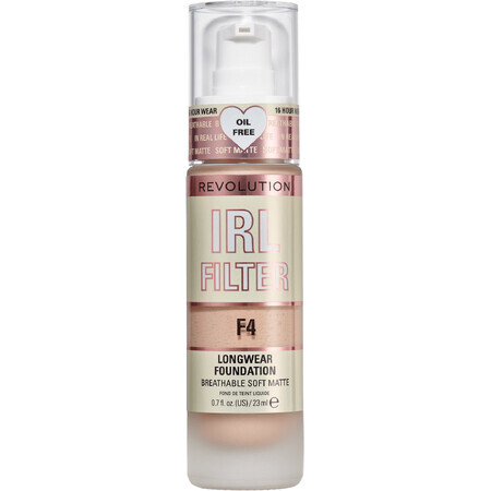 Revolution IRL Filter Filter Longwear Foundation F4, makeup 23 ml