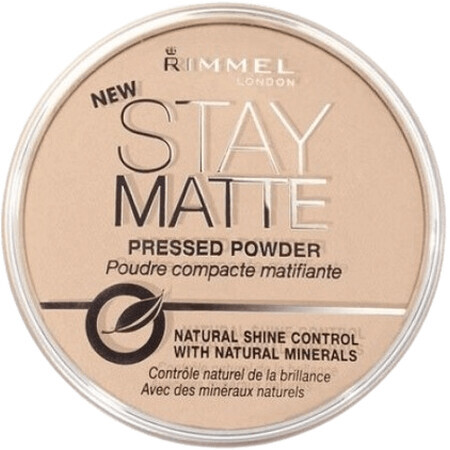 Rimmel London Stay Stay Matte Puder Puder 001 Transparent 14 g