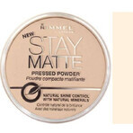 Rimmel London Stay Stay Matte Puder Puder 001 Transparent 14 g