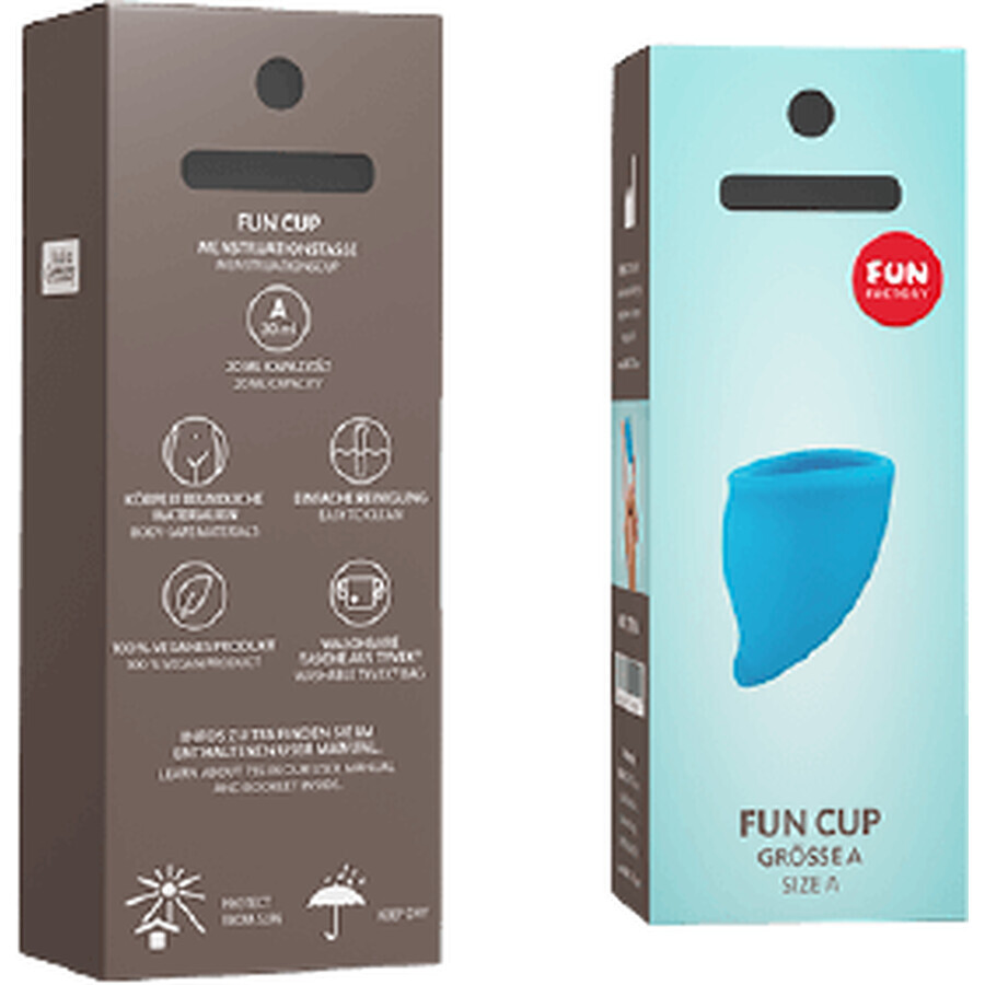 Fun Factory Fun Cup Menstruationstasse Größe A blau 20 ml