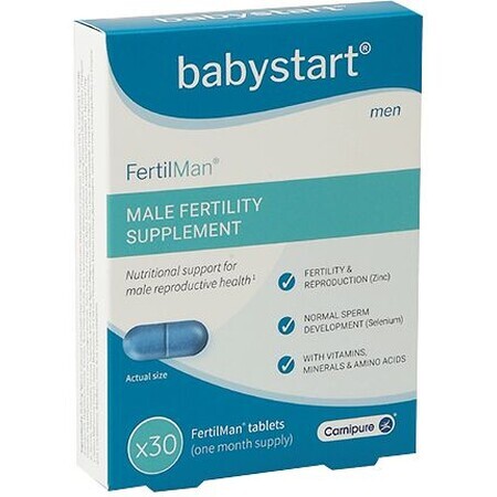 BabyStart FertilMan Vitamine für Männer mit L-Taurin 30 Tabletten