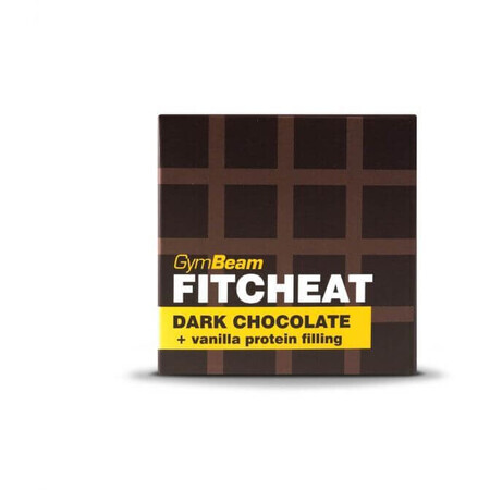 GymBeam Fitcheam Fitcheat Protein Schokolade Zartbitter Vanille 90 g