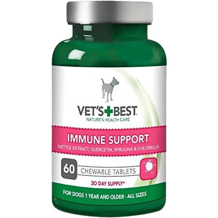 Vet's best Kautabletten Immunität Kautabletten für Hunde 60 Tabletten