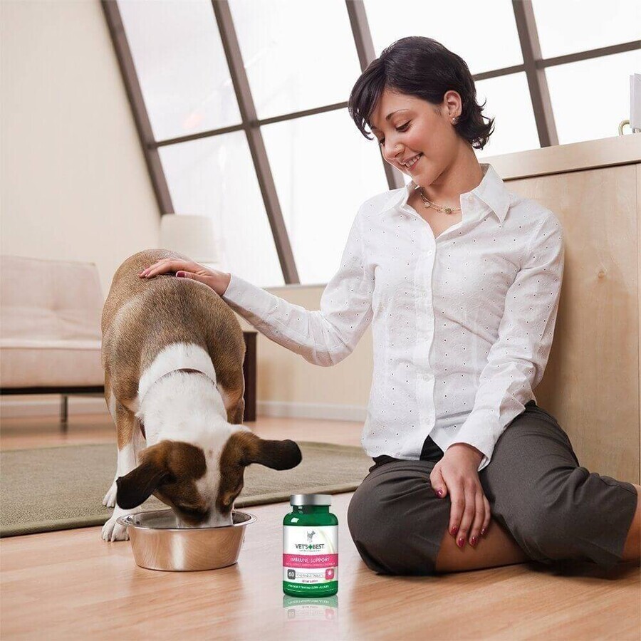 Vet's best Kautabletten Immunität Kautabletten für Hunde 60 Tabletten