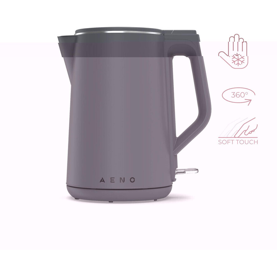 Aeno Wasserkocher EK4 - 1,5l, 2200W, schwarz