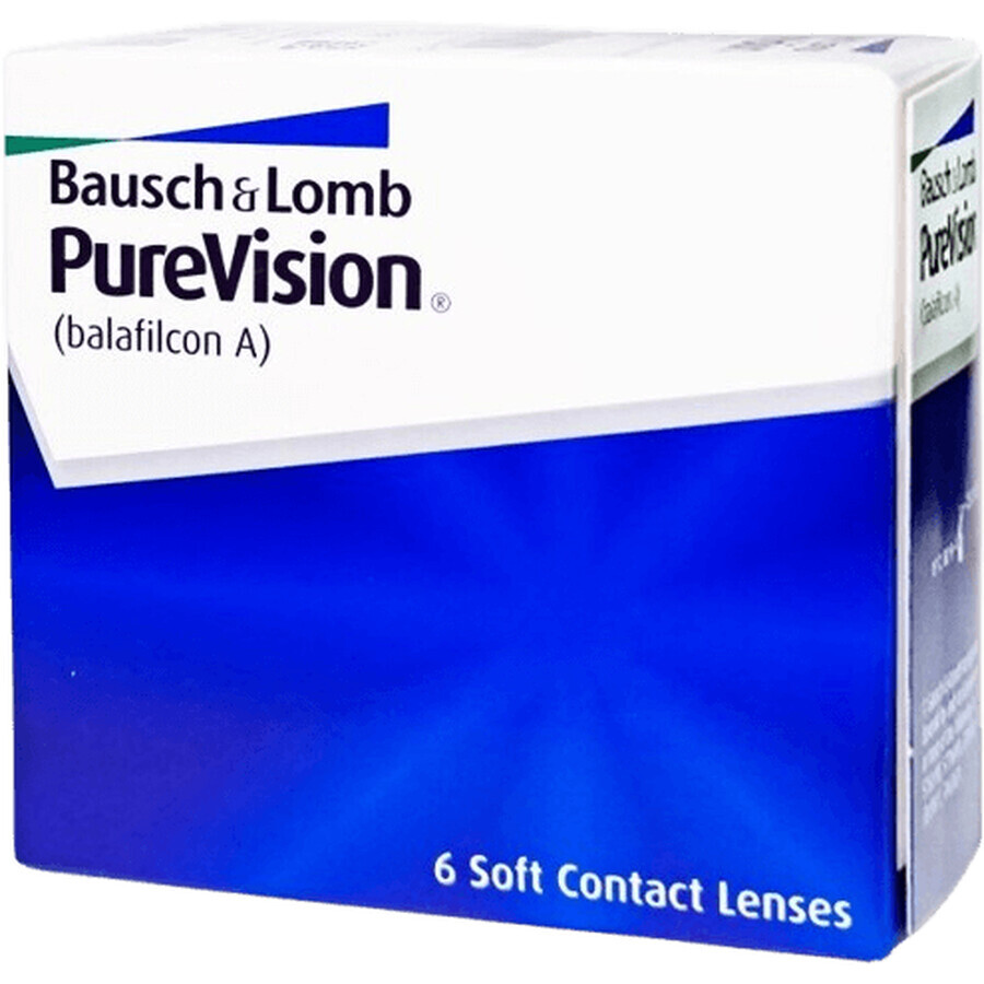 Bausch & Lomb PureVision Monatskontaktlinsen -6,00 6 Stück