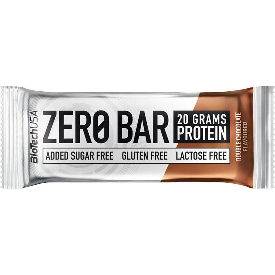 BiotechUSA ZERO BAR doppelter Schokoladenriegel 50 g