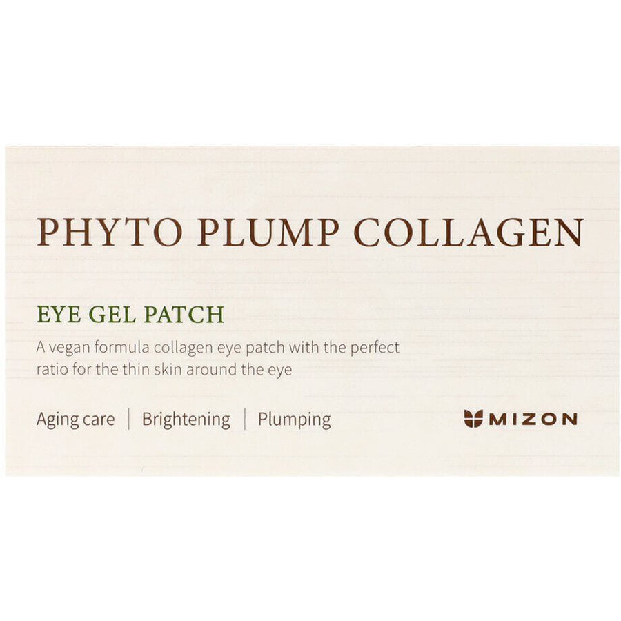 Mizon Phyto Plump Kollagen Augenmasken mit pflanzlichem Kollagen 60 x 1,5 g