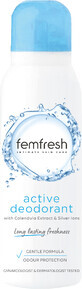 Femfresh Active Intimdeodorant mit Silberionen, 125 ml