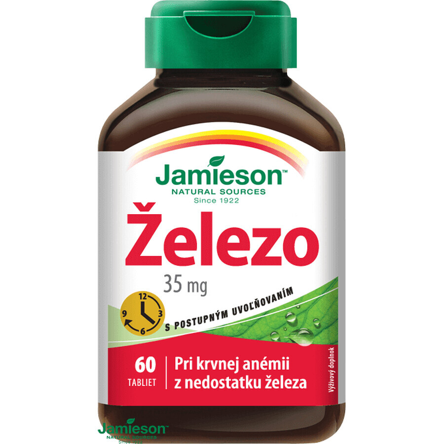 Jamieson Eisen 35 mg allmähliche Freisetzung 60 Tabletten