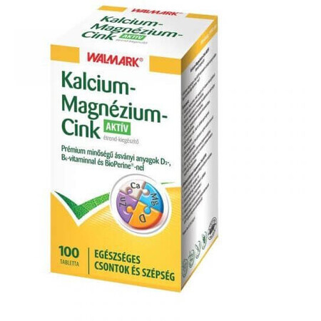 Walmark Calcium + Magnesium + Zink Activ 100 Tabletten