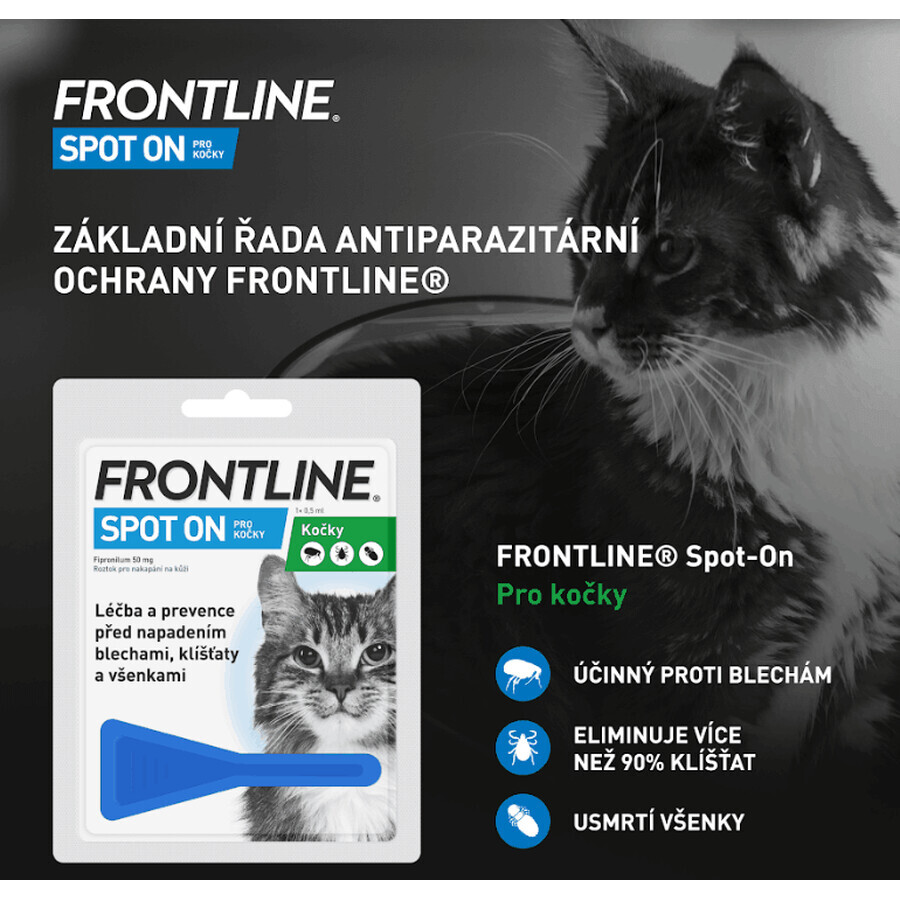 Frontline Spot-on für Katzen 3 x 0,5 ml