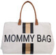 Childhome Wickeltasche Mummy Bag Mummy Bag Off wei&#223;/schwarz gold