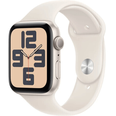 Apple Watch SE GPS 40mm Starlight 40mm Aluminiumgehäuse mit Starlight Sportband - M/L