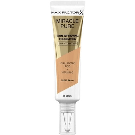 Max Factor Miracle Pure Langhoudende Make-up 55 Beige 30 ml