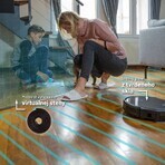 Lauben Robot Vacuum 26BB Robot aspirapolvere per animali domestici con Mop