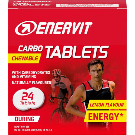 Enervit Carbo Zitrone 24 Tabletten