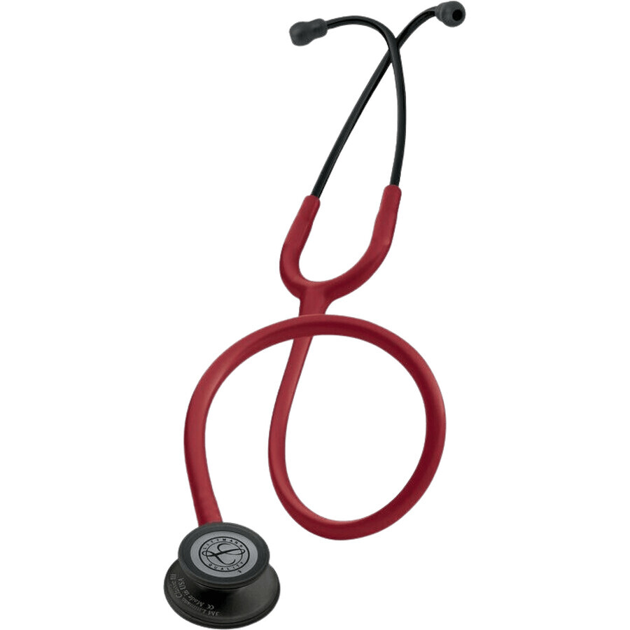 Littmann Classic III Black Edition, Stethoskop für die Innere Medizin, bordeauxrot