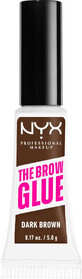 NYX Professional Makeup Brow Glue Stick 04 Brow Glue Gel dunkelbraun, 5 g