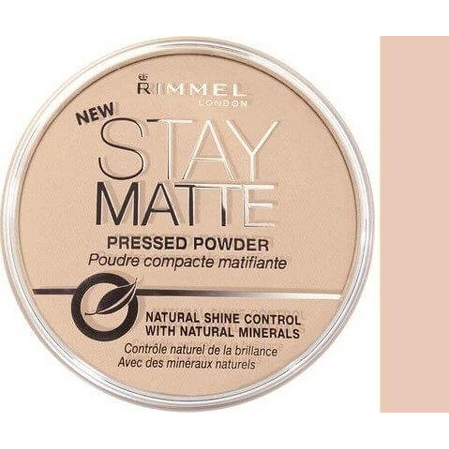 Rimmel London Stay Matte Puder Puder 005 Seidiges Beige 14 g