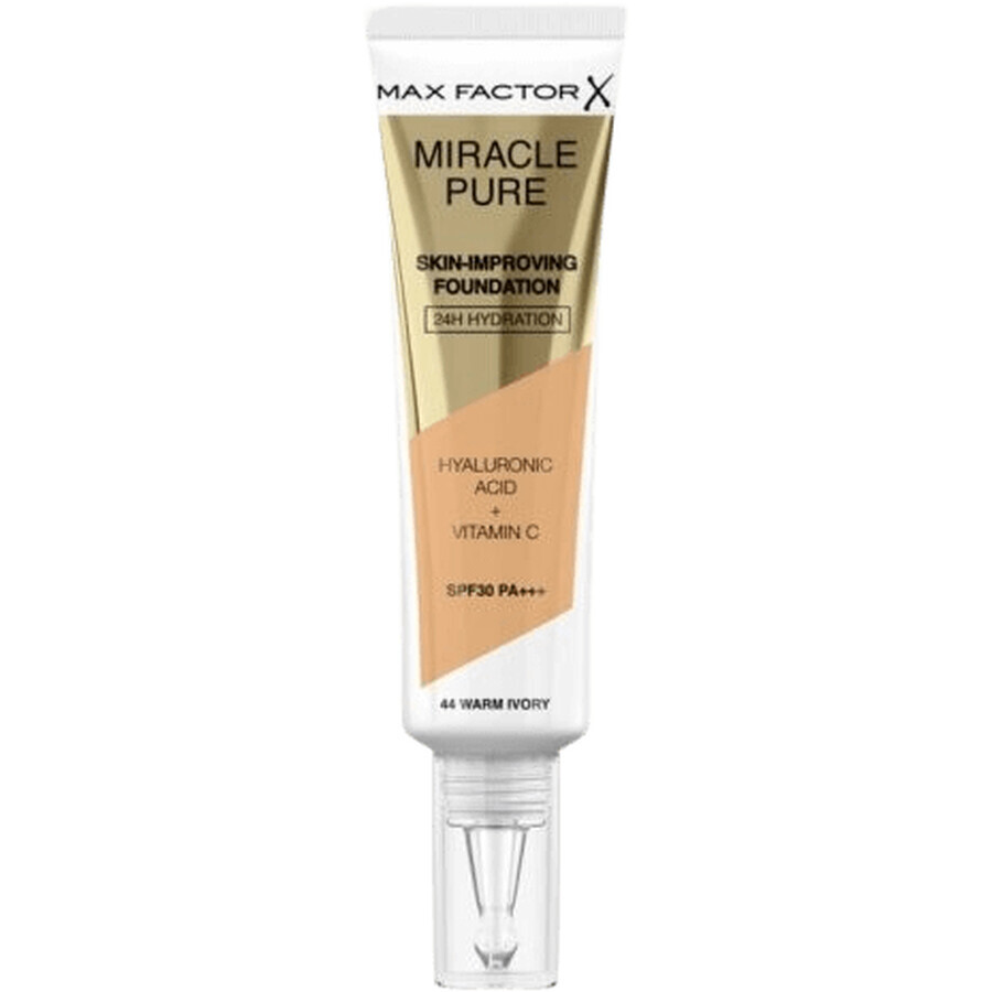 Max Factor Miracle Miracle Pure Long Lasting Makeup 44 Warm Ivory 30 ml