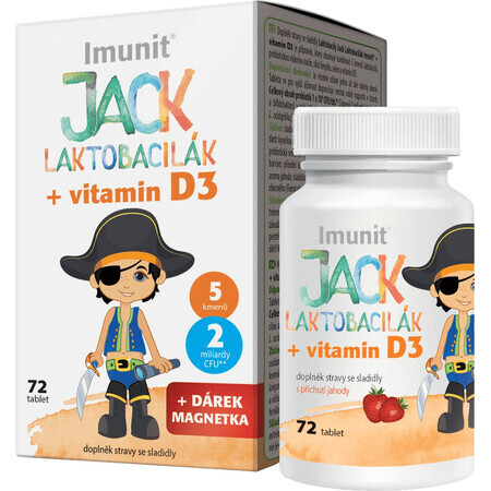 Imunit JACK LACTOBACILIAR +Vitamin D3 72 Tabletten