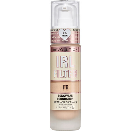 Revolution IRL Filter Filter Longwear Foundation F6, Make-up 23 ml