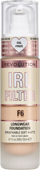 Revolution IRL Filter Filter Longwear Foundation F6, Make-up 23 ml