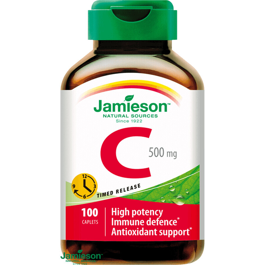 Jamieson Vitamin C 500mg extended-release 100 tablets