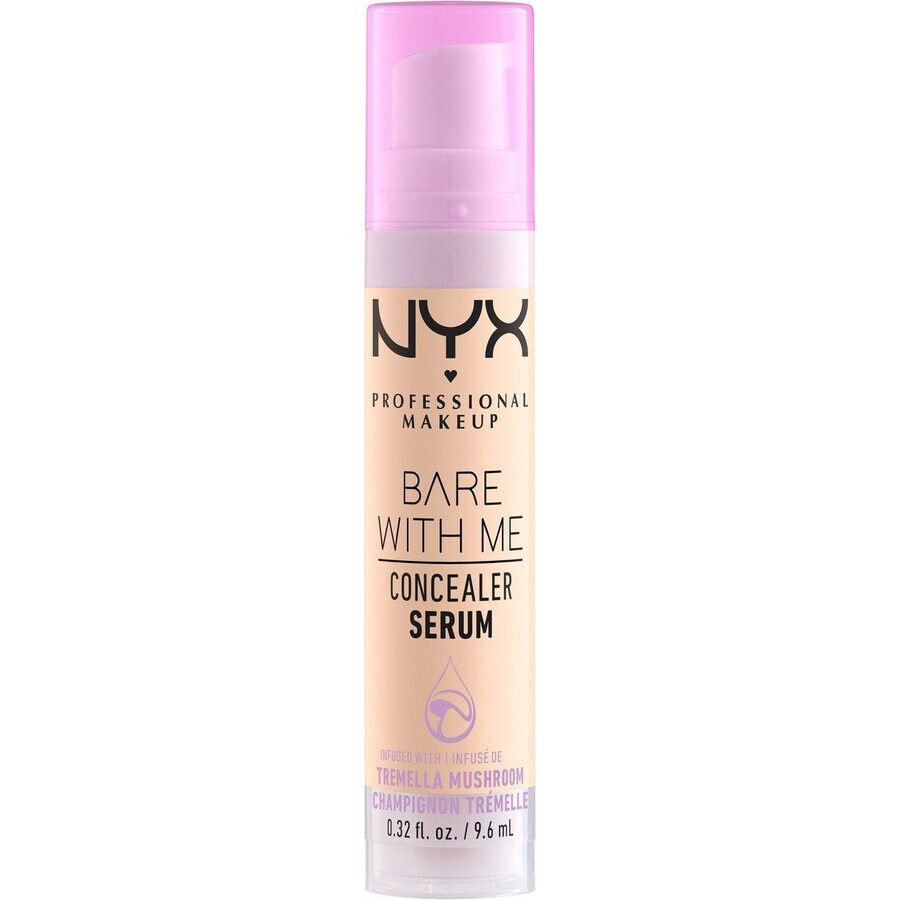 NYX Professional Makeup Bare With Me Serum und Concealer 2in1 - Farbton 01 Fair 9,6 ml