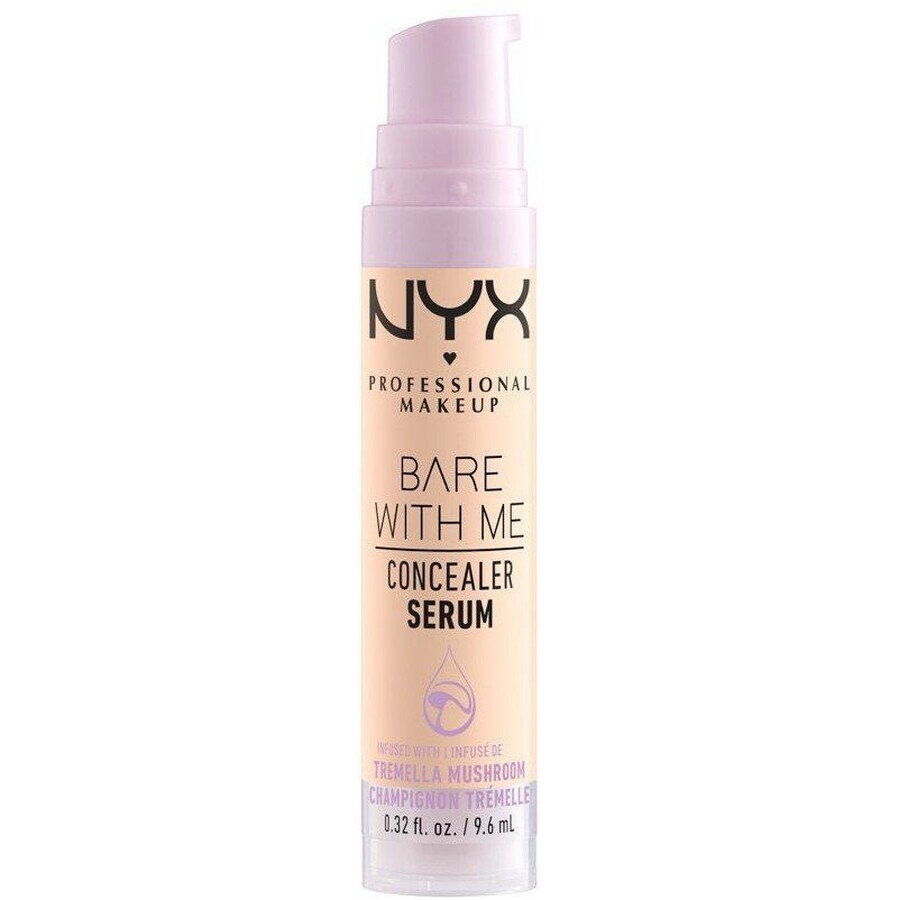 NYX Professional Makeup Bare With Me Serum und Concealer 2in1 - Farbton 01 Fair 9,6 ml